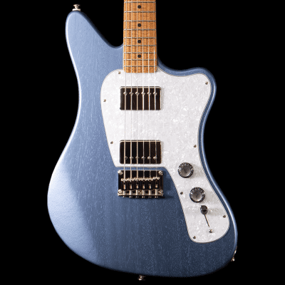 Cream T Guitars Crossfire SRT-6 w/ Pickup Swapping in Aero Blue image 1