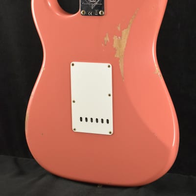 Mint Fender Limited Edition '60 Stratocaster Relic - Faded Aged Tahitian Coral 3A Rosewood Fingerboard image 8