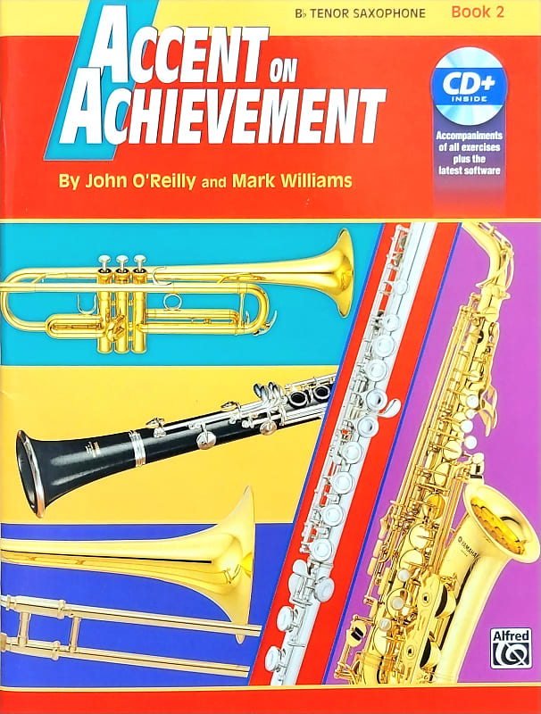 Alfred's Accent on Achievement B Flat Tenor Saxophone Book 2 (w/ CD) image 1