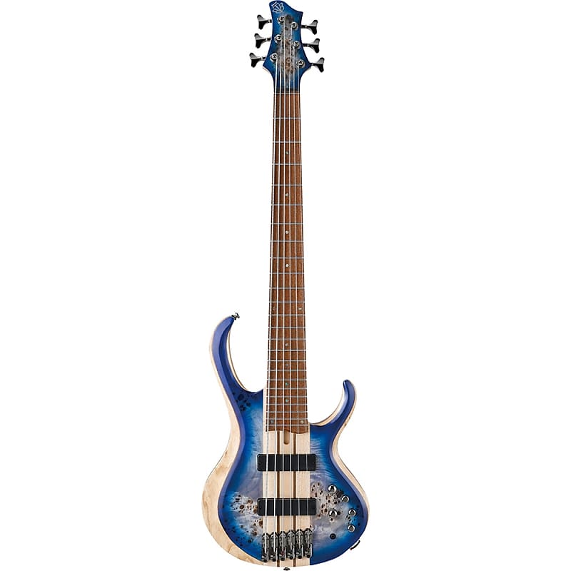 Ibanez BTB846-CBL BTB Standard 6-String Bass Cerulean Blue Burst Low Gloss image 1