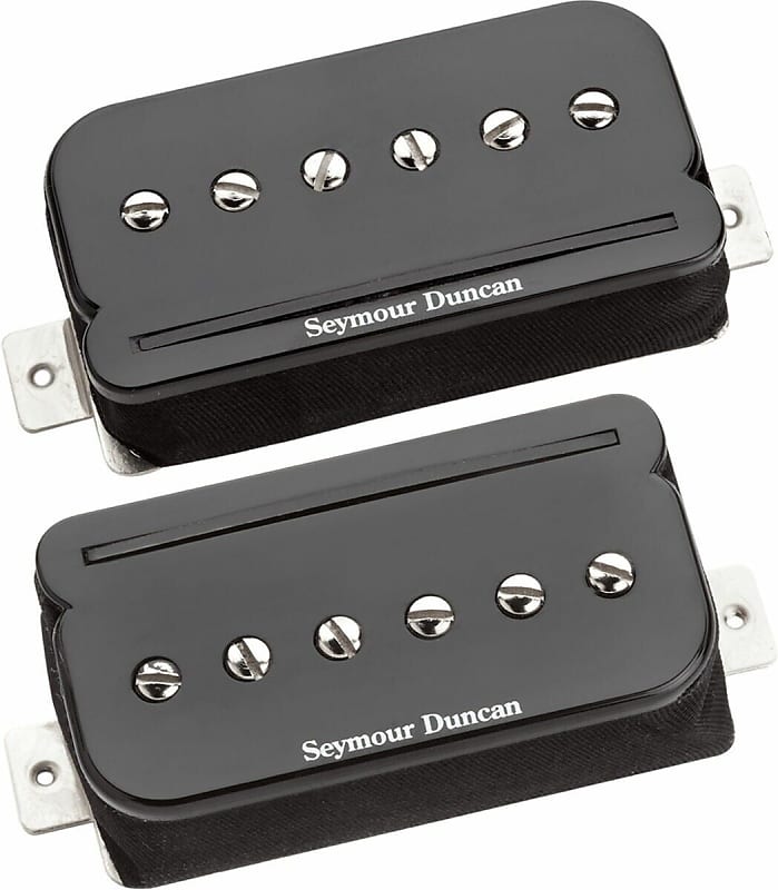 Seymour Duncan P-Rails Humbucker Pickup Set Black P90 Stratocaster Rail  11303-03