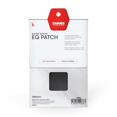 Evans EQ Patch EQPB2 BassDrum Patch, for Double Pedal - Accessory for Drumhead Bild 3