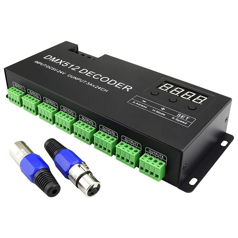 Dmx 512 Led Decoder Controller For Rgb Tape Strip Light | Reverb