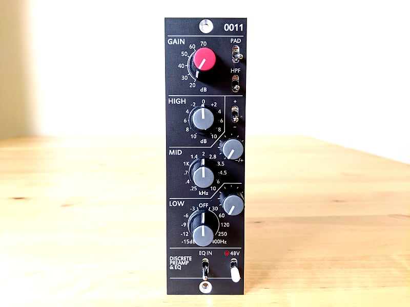 DIY “Type 69” discrete preamp + inductor EQ clone (500 series Reverb