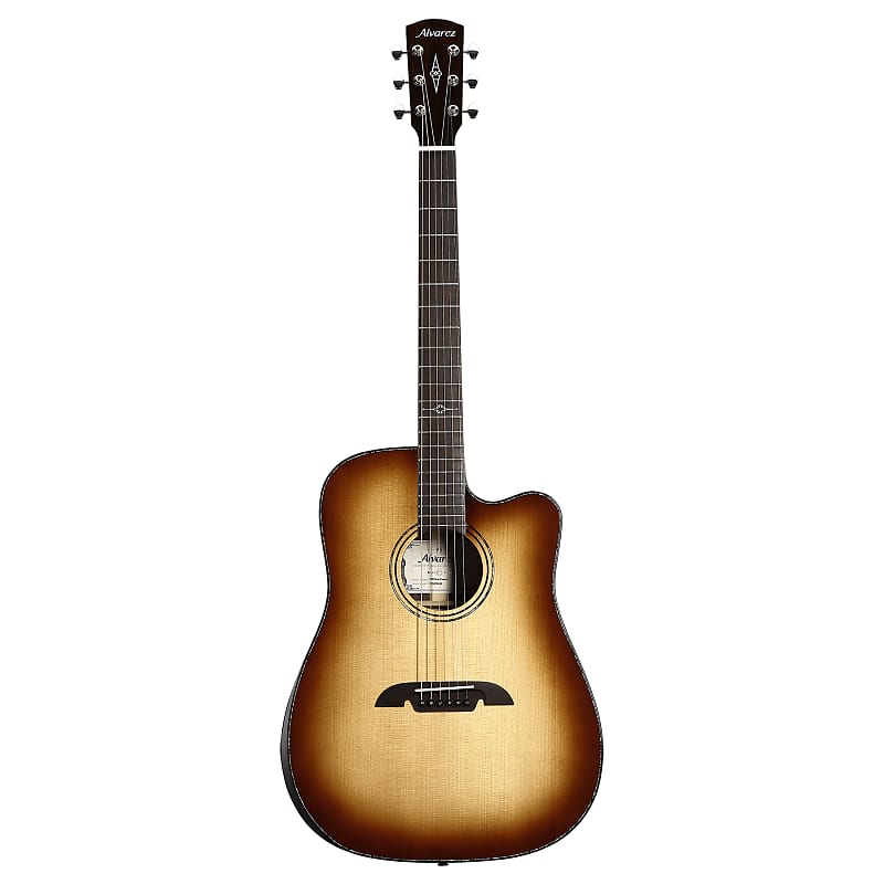 Alvarez MD70ce Custom Masterworks Dreadnought Guitar Acoustic Electric, Armrest with Cutaway 2024 - Natural Gloss image 1