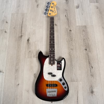Fender American Performer Mustang Bass, Rosewood Fingerboard, 3-Color Sunburst image 3