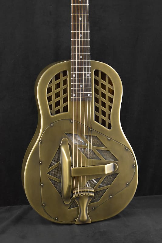 National NRP Tricone 12-Fret Antique Brass image 1