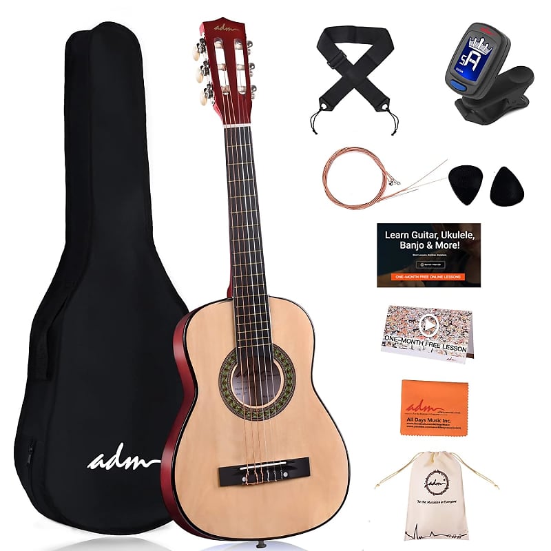 Beginner Acoustic Classical Guitar 30 Inch Nylon Strings Wooden