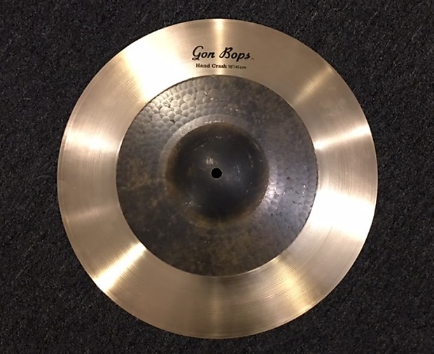 Gon Bops 16" Hand Crash Cymbal Reverb
