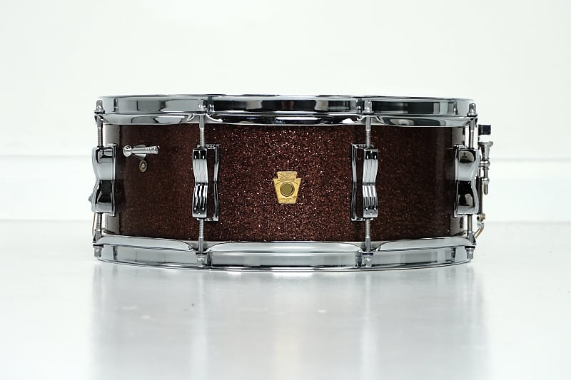 Ludwig 14” x 5” Jazz Festival 1966 - Burgundy Sparkle | Reverb