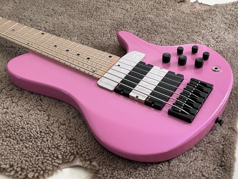 Mattisson Henrik Linder Series IV Temperament Frets Team Built 2024 -  Glossy Pink 33” Scale 6 Strings 17.5mm Spacing