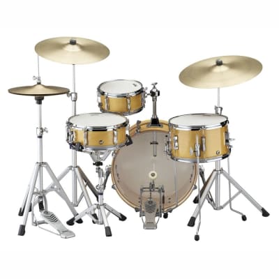 Yamaha Stage Custom Hip 4pc Drum Set Natural Wood image 3