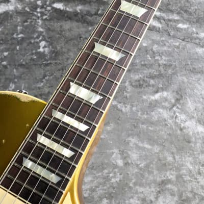 Gibson Custom Shop Murphy Lab Sergio Vallin '55 Les Paul Goldtop with Bigsby 2022 - Present - Aged Gold image 5