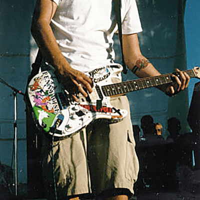 Tom DeLonge stickers guitar Fender Stratocaster decal replica Blink-182 set 28 image 5