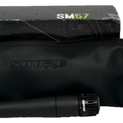 Shure SM57 Cardioid Dynamic Microphone 1984 - Present - Black