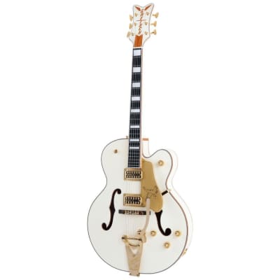 Gretsch G6136T-MGC Michael Guy Chislett Signature Falcon 6-String Right-Handed Electric Guitar with Bigsby and Ebony Fingerboard (Vintage White) image 3