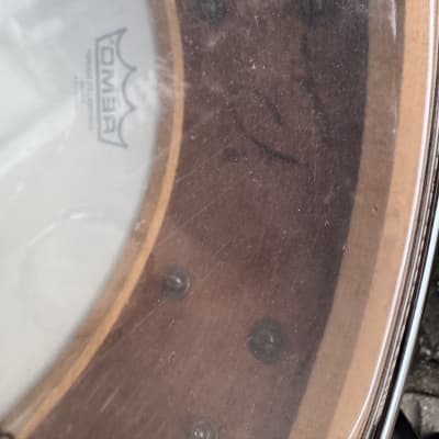 Ludwig WFL Buddy Rich Model Super Classic Snare Drum - White Marine Pearl Transition Badge Dec. 4 image 21