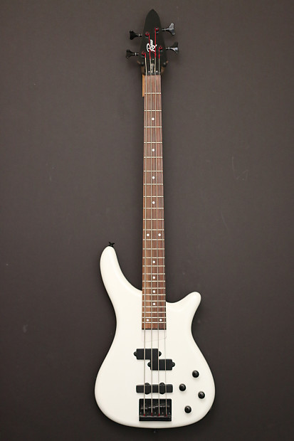 Rogue LX200B 4 String Bass Guitar White