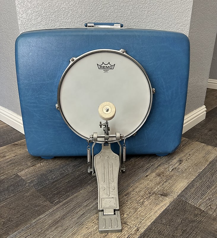 Vintage Suitcase Kick Drum image 1
