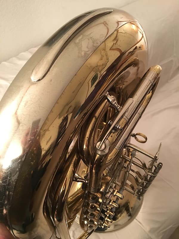 チューバMiraphone 88 Mirafone/Miraphone CC-88 5 Rotary Valve C Tuba | Reverb