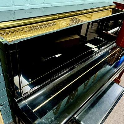 Yamaha U1 Acoustic Piano Polished Ebony image 6