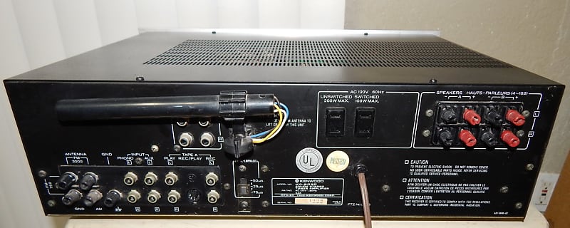 Kenwood KR-6030 vintage stereo receiver recently cleaned
