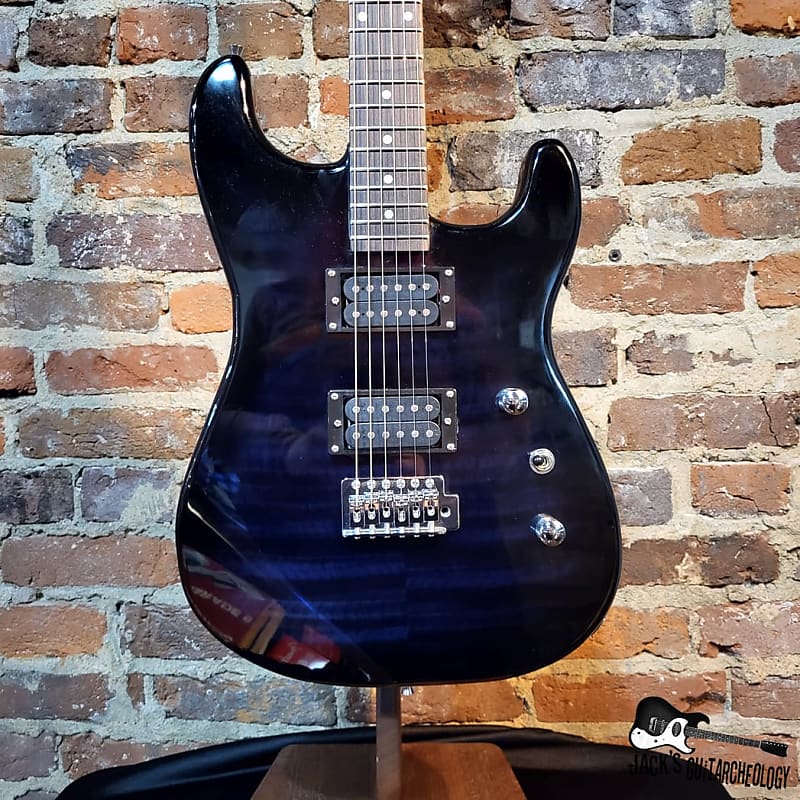 Pyle Super SStyle Electric Guitar (2010s Midnight Trans Reverb
