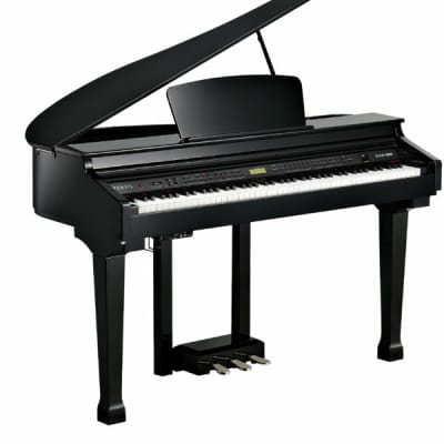 Kurzweil  KAG-100 | Digital Mini-Grand Piano, Black Polish Finish. New with Full Warranty! image 2