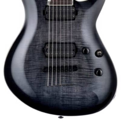 ESP LTD - H3-1007 - Baritone Electric Guitar - See-Thru Black Sunburst image 1