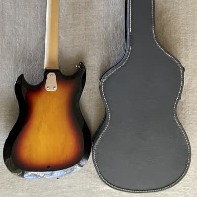 1967 Hagstrom II F-200 Electric Guitar Sunburst + Original Case + Adjustment Tools Made in Sweden Collector Condition image 13