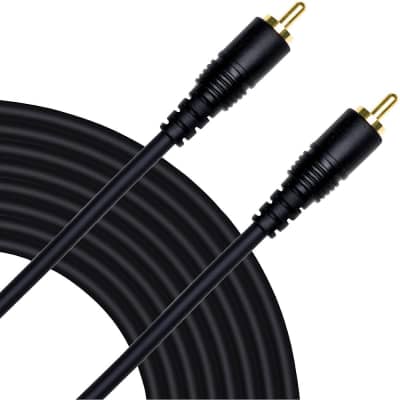 Mogami Pure Patch RCA to Mono Hi-Definition Cable  10 ft. image 1