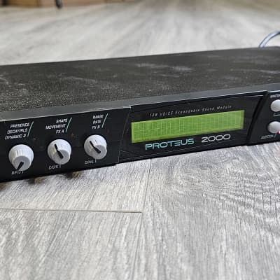 E-MU Systems Proteus 2000 Rackmount 128-Voice Sampler Module 1999