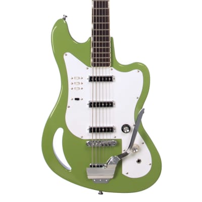 Eastwood Guitars TB-64 - Vintage Mint Green - MRG Series Teisco-inspired Short Scale 6-string Electric Bass - NEW! for sale