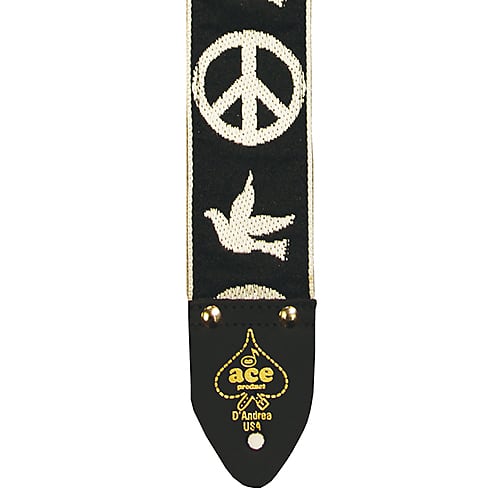 Ace Vintage Reissue Guitar Straps - Ace 6 "Peace and Dove" image 1