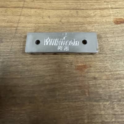 Rare Nickel Wilkinson USA Made Roller Nut Fits Fender Jeff Beck