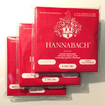 3x Hannabach 805 SHT Classic guitar strings set nylon / bronze