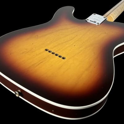 2023 Fender Telecaster Custom 50s Twisted Tele Custom Shop Limited Edition Journeyman ~ Chocolate 3-Color Sunburst image 4