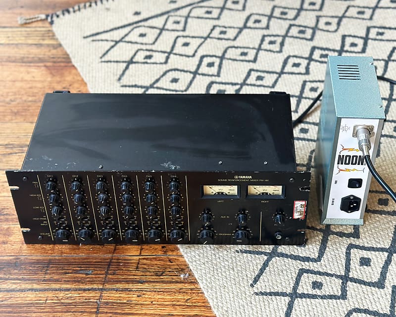 YAMAHA PM-180 ヤマハ マイクプリアンプ 6チャンネルミキサー YAMAHA PM-180 ヤマハ マイクプリアンプ 6チャンネルミキサー