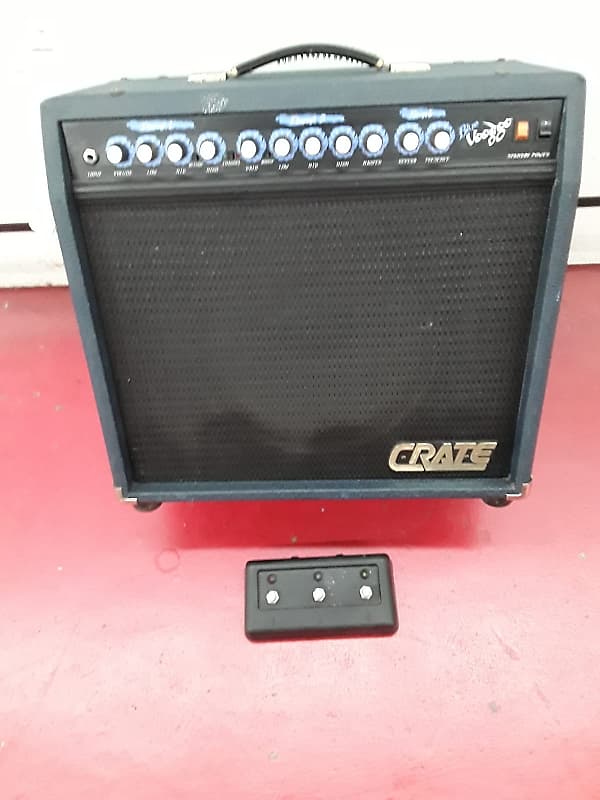Crate Blue Voodoo 60 Combo Amplifier 1990s Dark Blue Reverb UK