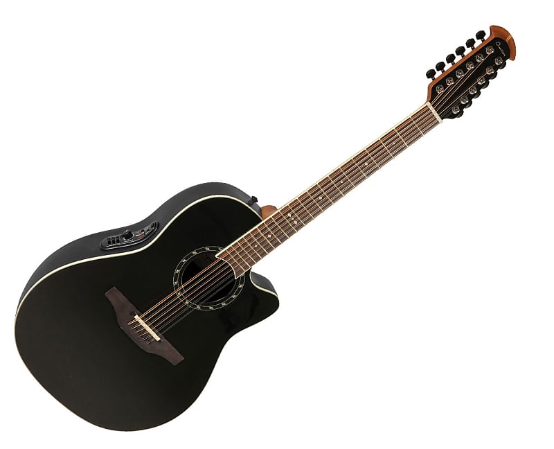 Ovation Pro Series Standard Balladeer 2751AX-5 12-String A/E Guitar - Black image 1