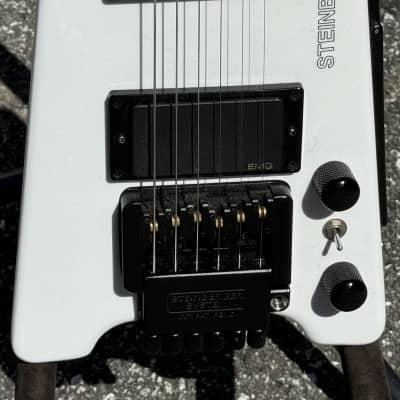 2000s Steinberger GLB-2S Headless Guitar W/OHSC White image 3