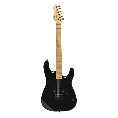 Stagg Metal Series Electric Guitar - Black - SEM-ONE H BK image 4