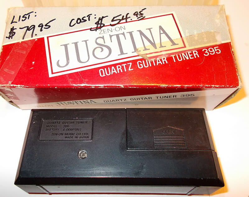 Vintage 1980's Teisco Zen-On Justina Model 395 Quartz Guitar