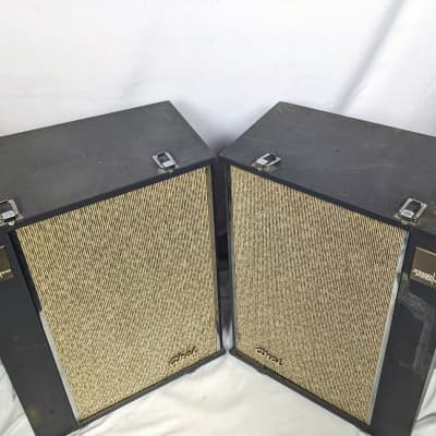 Vintage Akai SS-100 Speakers, 1960s Alnico 2 Way Speakers, 10" Woofer, Efficient, Made in Japan image 2
