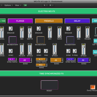 Virtual editor / programmer - Electrix MOFX (MO-FX) - LOGIC v4 - X