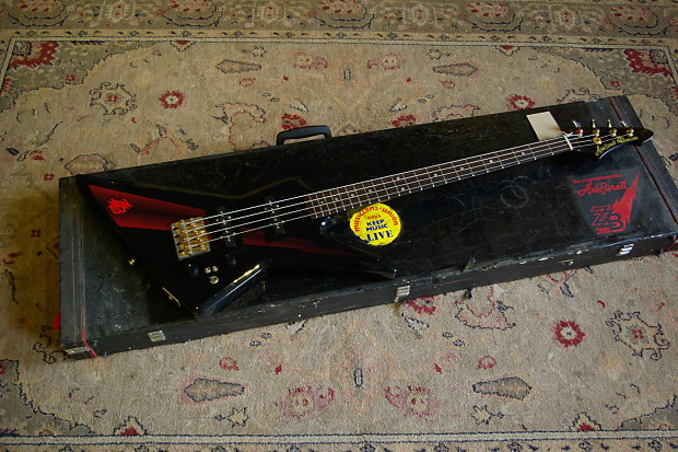 Aria Pro II ZZB Deluxe Bass 1983 Black | Reverb
