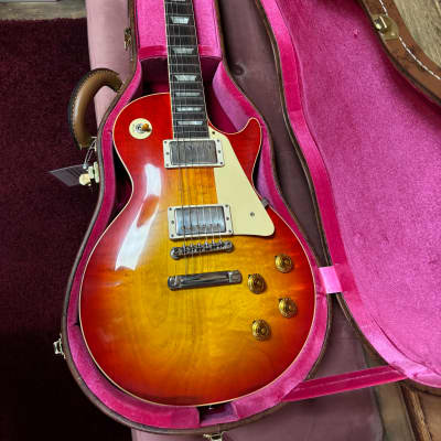 Gibson R8 1958 Reissue Les Paul Washed Cherry Sunburst w/case image 15