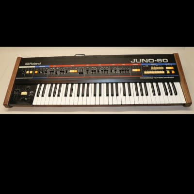 1983 Roland Juno-60 Programmable Polyphonic Synthesizer 61 Keys Fully Refurbished