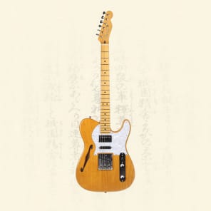 Fender Japan Limited Telecaster Thinline Ssh Electric Guitar - Vintage  Natural Tn-Spl Vnt | Reverb