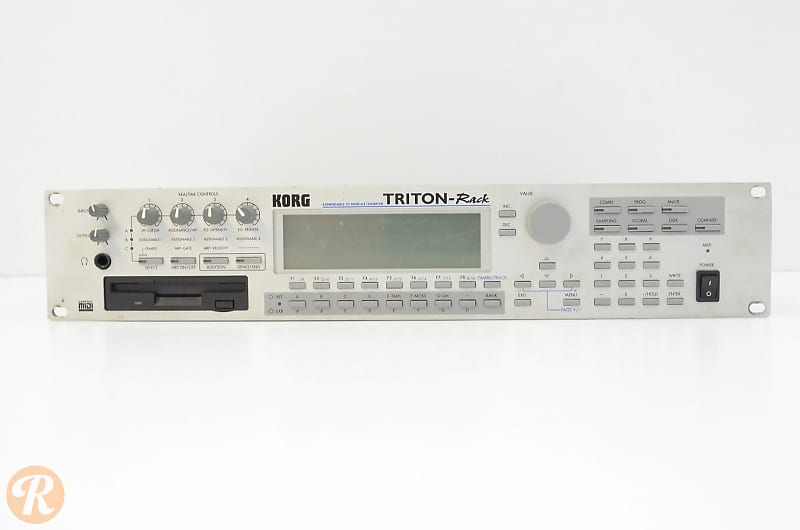 鍵盤楽器 KORG TRITON Rack Ver1.5.2 KORG TRITON RACK Sound Module Synth Synthesizer Sampler Used